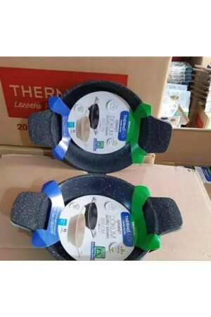 Cast Granite Pan Set of 2 MYTHERSHN2LİGRİ - ThermoAD