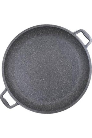 Cast Granite Pancake Pan 36 Cm Gray - Thermoad