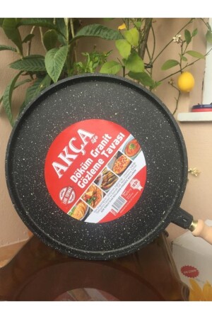 Cast Granite Pancake Pan Katmer Pan Crepe Pan 36 Cm Large Size ADGGT1 - AKÇA