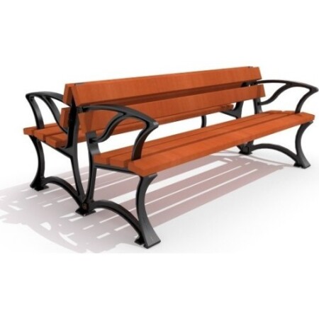 Cast iron bench Inter-Play 02 - Inter-Play