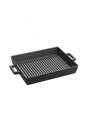 Cast Iron Grill Pan with Metal Handle 26x32 Cm LV ECO GT 2632 T3 - Lava