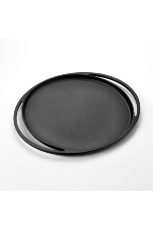 Cast Iron Pizza Crepe Pancake Pan 28 Cm Double Handled Round 2501 - Lava