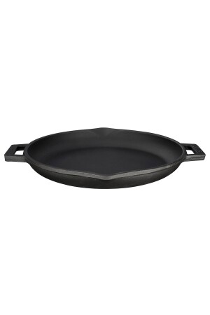 Cast Iron Round Frying Pan Cast Iron Solid Double Handled Diameter(ø)30cm. PRA-441002-3670 - Lava