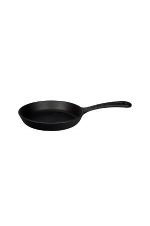 Cast Iron Round Frying Pan with Solid Handle. Diameter(ø)16cm. LV ECO Y STV 16 - Lava
