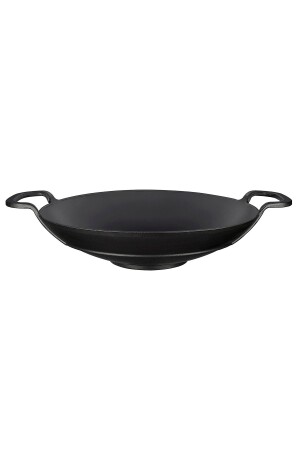 Cast Iron Round Wok Cast Iron Solid Double Handle Diameter(Ø)38cm. TYC00135397290 - Lava