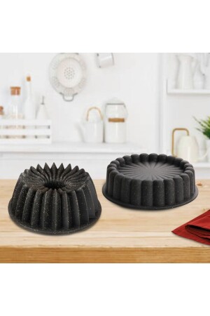 Cast Iron Slice Gray Cake Mold Set of 2 Estaslicegri2li - Esta
