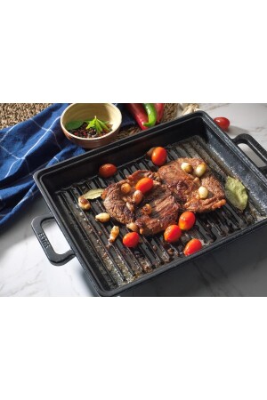 Cast Iron Uncoated Grill Pan 26x32 Sealing Pan 100% Domestic Production ETM01 - ESTAŞ