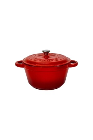 Cast Round Pot Cast Iron Lid New Heritage Series Diameter (Ø)22cm. Lv y tc3 22 yk3 r - Lava