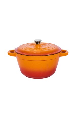 Cast Round Pot Cast Iron Lid New Heritage Series Diameter(Ø)24cm. LV Y TC3 24 YK3 - Lava
