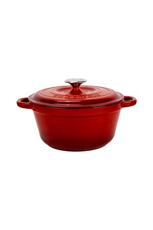 Cast Round Pot Cast Iron Lid New Heritage Series Diameter(Ø)24cm. Lv y tc3 24 yk3 r - Lava