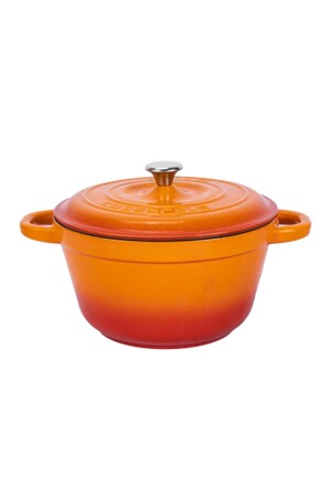 Cast Round Pot Cast Iron Lid New Heritage Series Diameter(Ø)26cm. LV Y TC3 26 YK3 - Lava