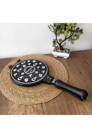 CAST WAFFLE PAN BAKALITE HANDLE WAFFLE - TAŞHAN