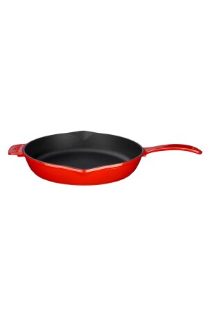 Casting Round Frying Pan Cast Iron Solid Handle. Diameter(Ø)28cm LVYSTV28K0R - Lava
