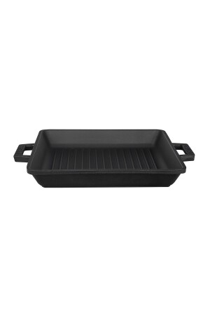 Casting Square Grill Pan Cast Iron Solid Double Handled Size 26x26cm. 2016ST023123228554291 - Genel Markalar