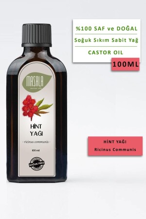 Castor Oil 100 ml. (castor Carrier Oil) - Masala