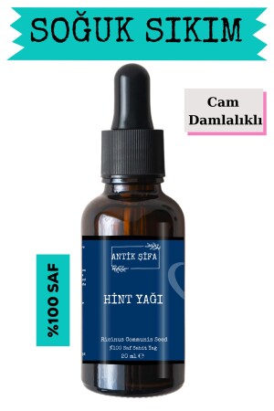 Castor Oil (20ml)- 100% Pure Cold Pressed Castor Oil - Antik Şifa