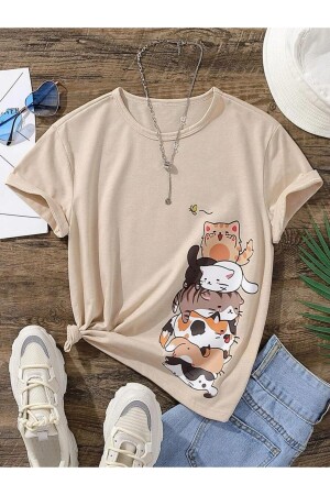 CAT PRINTED CHILDREN'S T-SHIRT - Benroma