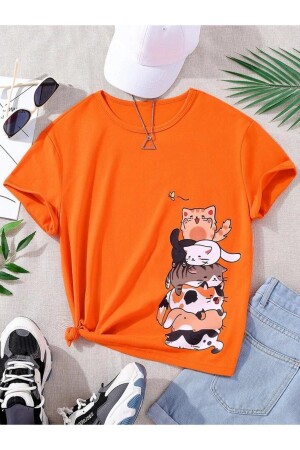 CAT PRINTED CHILDREN'S T-SHIRT - Benroma