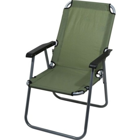 Cattara Lyon Folding Camping Chair - Dark Green - Cattara