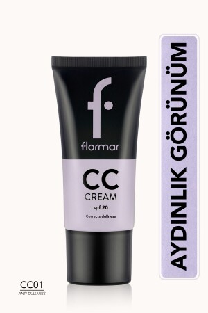 CC Cream to Help Prevent Pale Appearance (LILA)-Cream-01 Antidullness-8690604534708 - Flormar