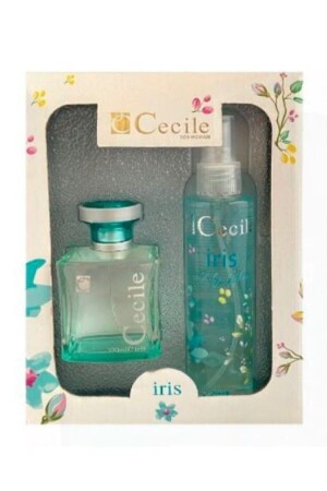 Cecıle Iris Eau De Toilette 100 Ml + Cecıle Iris B. Mist For Women 150 Ml Set - Cecile