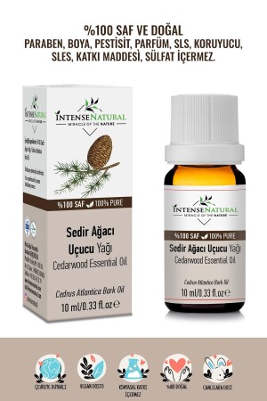 Cedarwood Essential Oil 10 Ml 100% Pure And Natural Cedarwood Essential Oil - İntense Natural