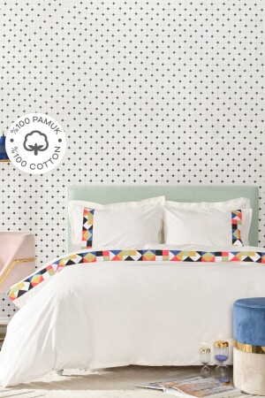 Cedric Multi Double Embroidered Duvet Cover Set 200. 21. 01. 0042 - Karaca Home