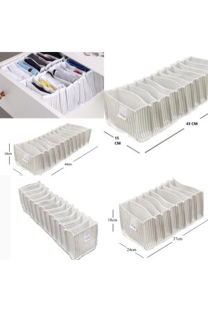مجموعة منظمة MNZ-Drawer 3 حجم S/m/l - Harika ikizler