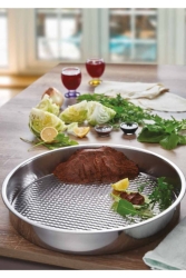 Çelik Çiğköfte Tepsisi Lüx 49 Cm VP256877 - Abant