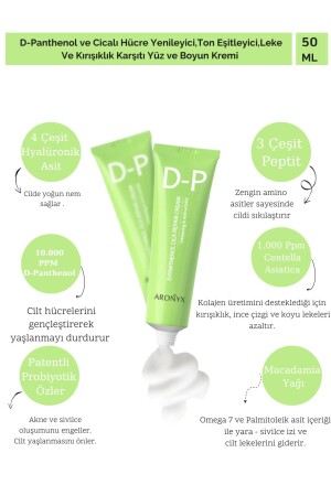Cell Regenerating, Tone Equalizing, Blemish and Anti-Wrinkle Face and Neck Cream with D-PANTHENOL AND CICA D-PANTHENOL CREAM - Aronyx