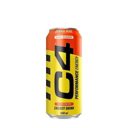 Cellucor C4 Explosive Energy Drink (500 ml, Orange Slice) - Cellucor