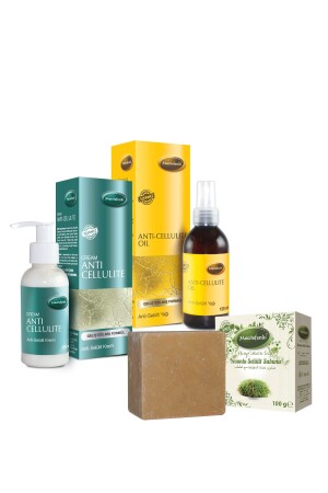 CELLULITE OIL + CELLULITE CREAM + MEAWEY CELLULITE SOAP SET - Mecit Efendi
