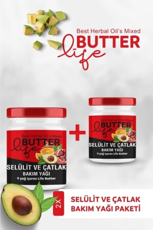 Cellulite- und Dehnungsstreifen-Gel im Doppelpack - Life Butter