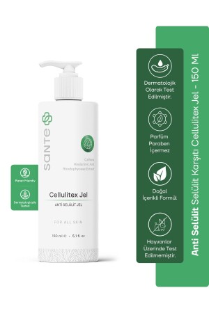 Cellulitex Gel Firming and Fat Burning Anti Cellulite Gel 150 Ml - Santeplus