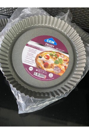 Cem 28cm Trudy Pie Cake Mold Gray - Cem Bialetti