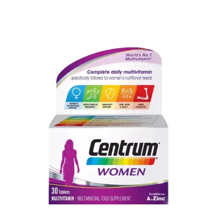 Centrum Women - Multivitamin For Women (30 Tablets) - Centrum