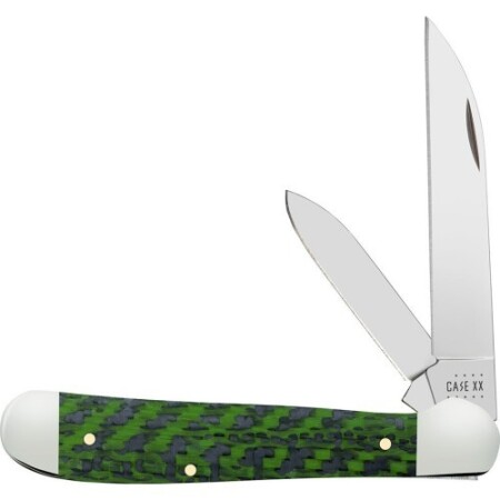 Cep bıçağı kılıfı, paslanmaz çelik, yeşil/siyah - W.R. Case & Sons Cutlery Co.