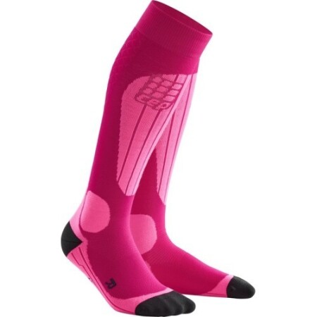 CEP Thermo marka kadın kompresyon kayak çorapları - Pembe - CEP