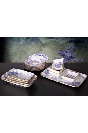 Ceramic 15 Piece Breakfast Set Spring Time Model KZ4187-4 - Keskinbıçak