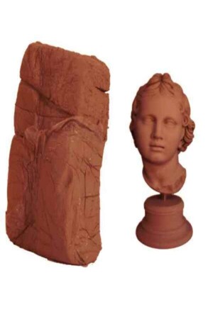 Ceramic Clay Sculpture Clay Red Mud 1 Kg - Atölye Öğretmenim