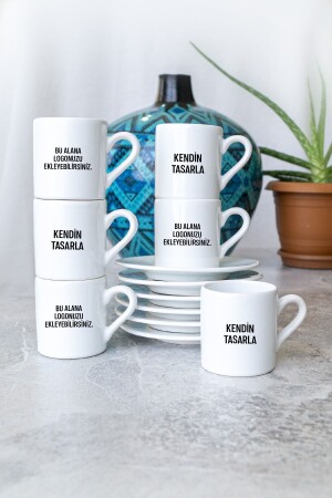 Ceramic Coffee Cup Illustrated Print Design Design Yourself Personalized Company Logo VG420374 - Vela Gifting