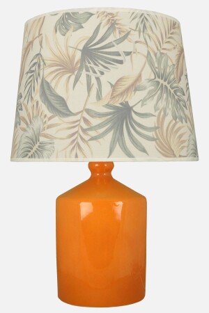 Ceramic Cube Vase Lampshade Mustard - Monstera qdeckuphardal - Qdec