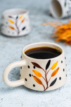 Ceramic Mug Handmade Steppe Mug steppe - İlbay Çini Takı