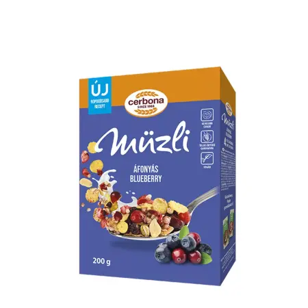 Cerbona Blueberry Muesli (200 g) - Cerbona