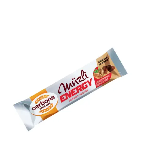 Cerbona Chocolate-Almond Energy Muesli Bar (35 g) - Cerbona