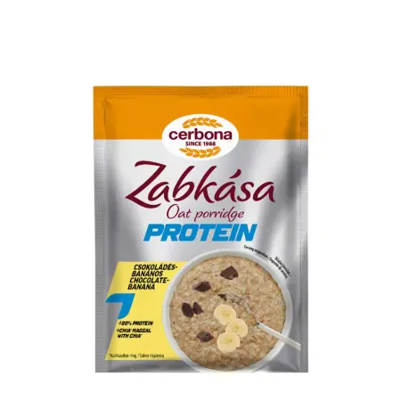Cerbona Chocolate-Banana Protein Oat Porridge (60 g) - Cerbona