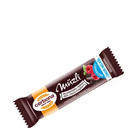 Cerbona Dark Chocolate-Rasberry Muesli Bar (20 g) - Cerbona