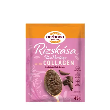 Cerbona Rice Porridge With Collagen (Dark Choco) (45 g) - Cerbona