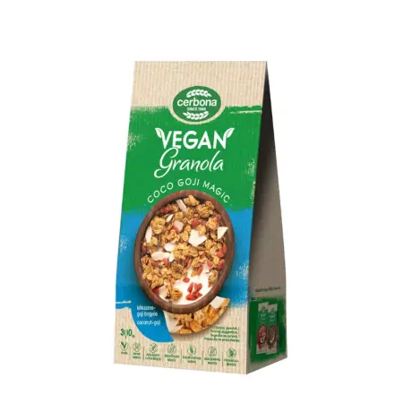 Cerbona Vegan Coco Goji Magic Granola (300 g) - Cerbona