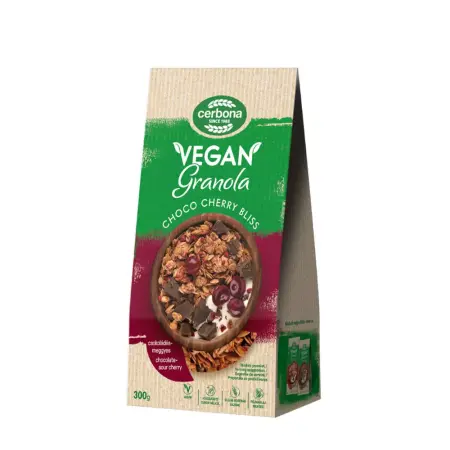 Cerbona Vegan Cocoa Cherry Granola (300 g) - Cerbona